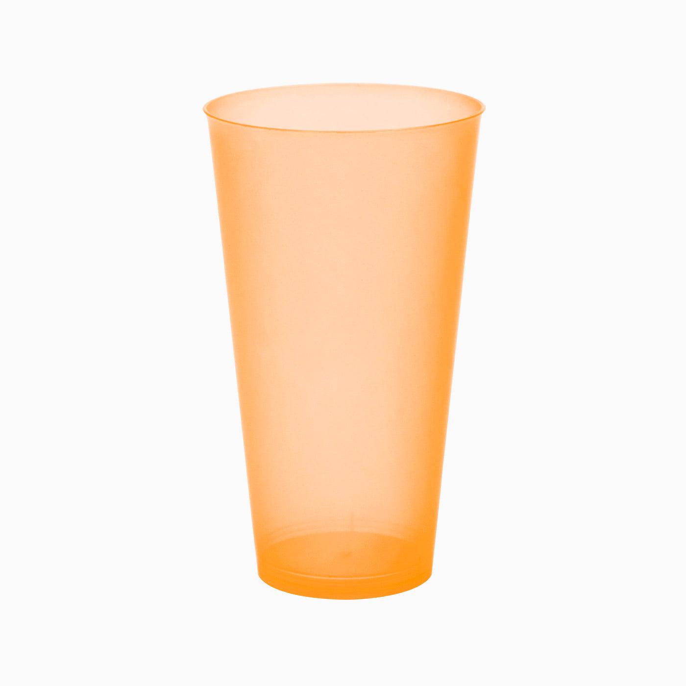 Vaso Cocktail Plástico PP Naranja Flúor 480cc 4 uds