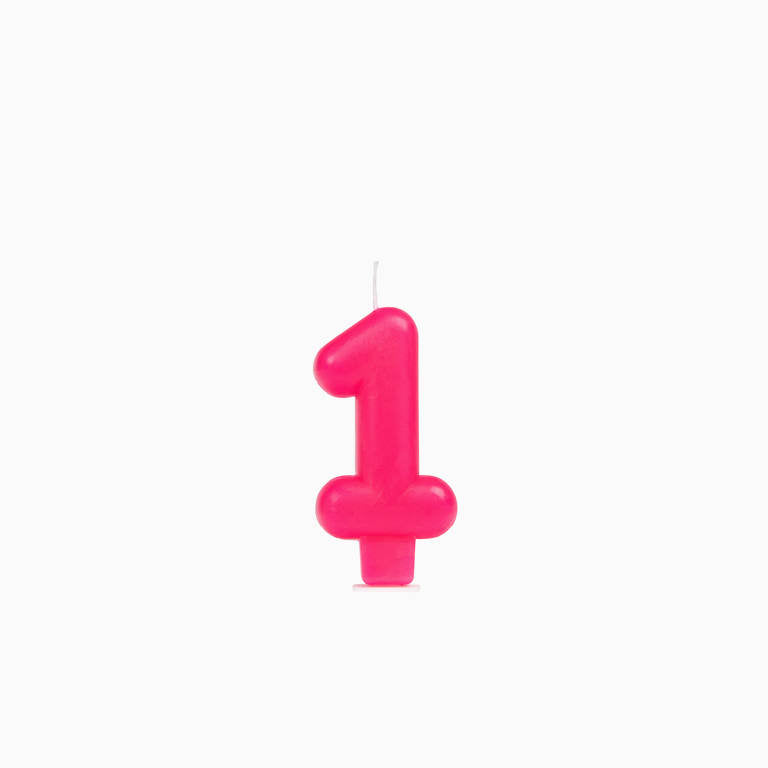 Vela Classic Rosa / Pack 1 ud