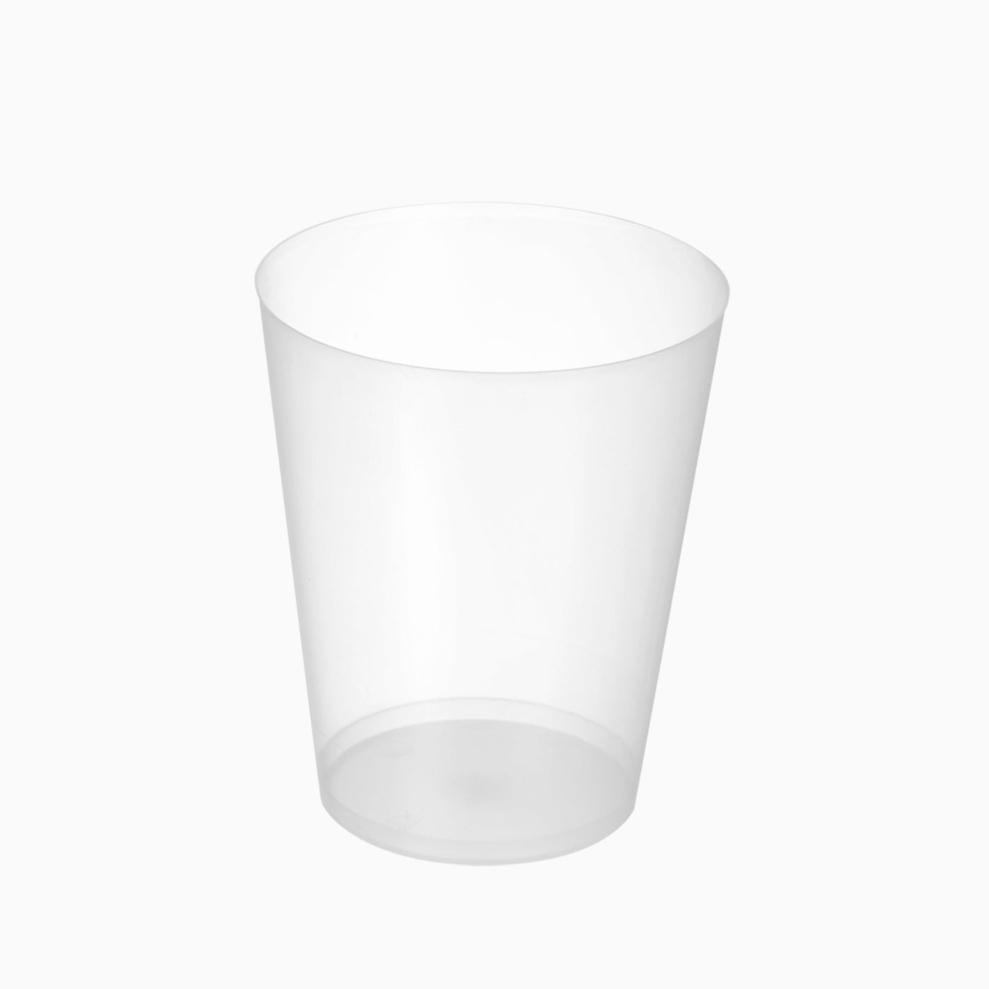 Vaso Cubata Ancho Plástico Reutilizable PP Transparente 480cc 20 uds