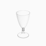 Copa Agua/Vino Plástico PS Reutilizable 220 cc Transparente (3 uds)