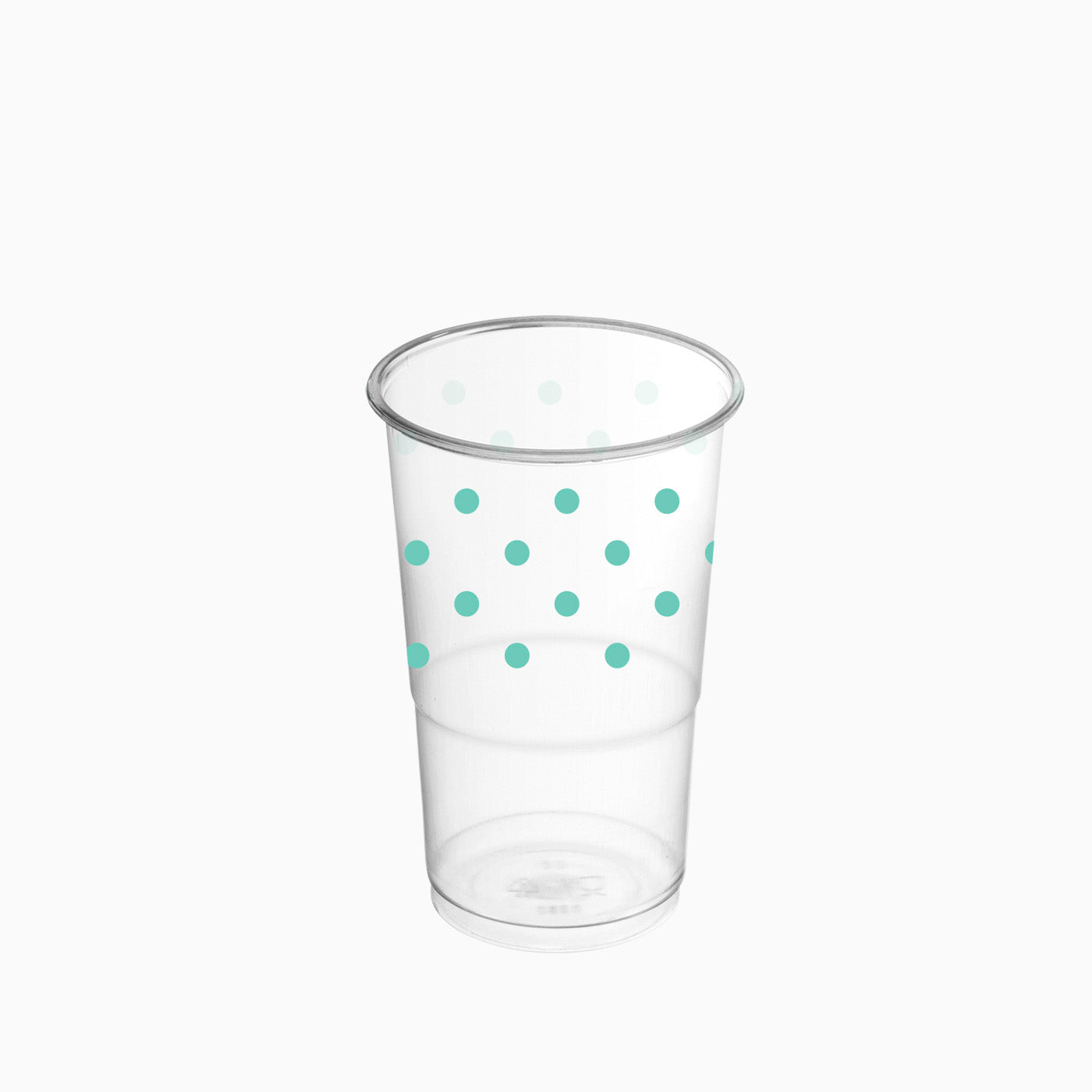 Vaso Decorado Dots Verde Menta