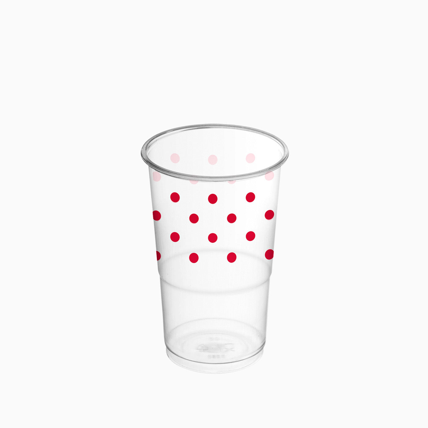 Vaso Decorado Dots Rojo