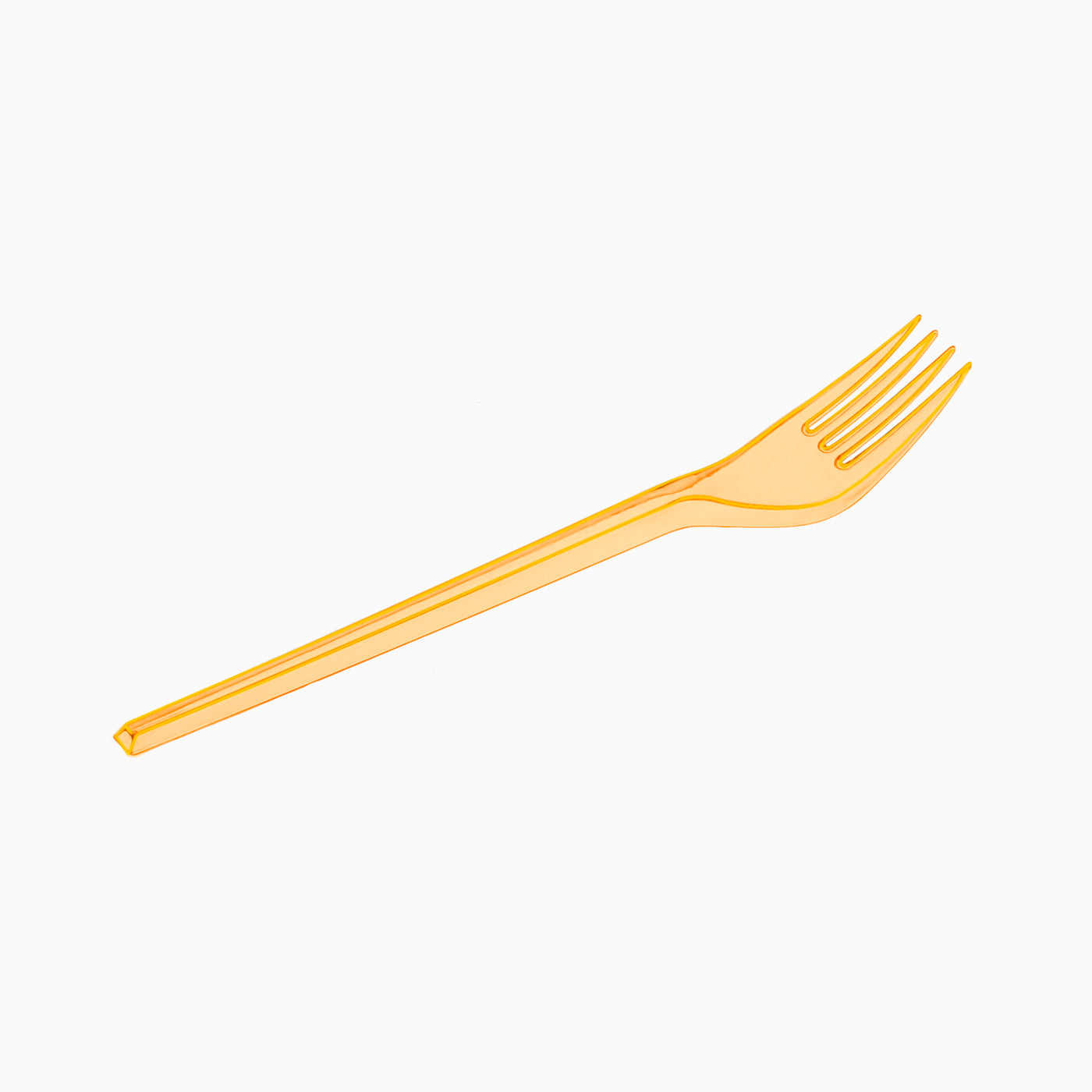 Tenedor Naranja Flúor