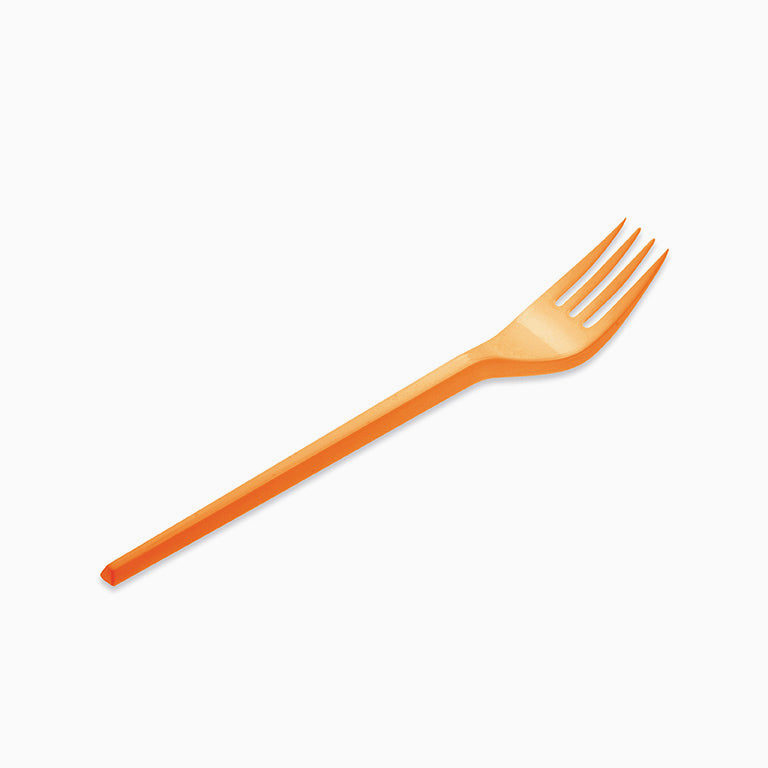 Tenedor Naranja / Pack 15 uds