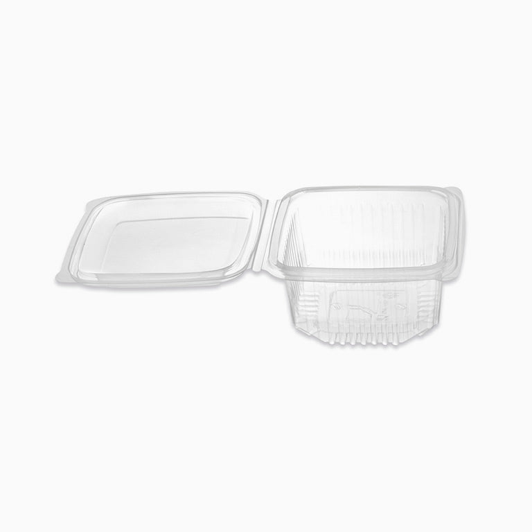 Envase Rectangular Tapa Bisagra 500cc