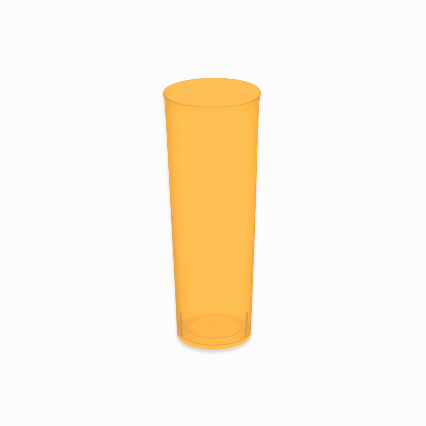 Vaso Tubo Irrompible Naranja