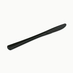 Cuchillo Plástico Reutilizable Premium 20 cm Negro (12 uds)