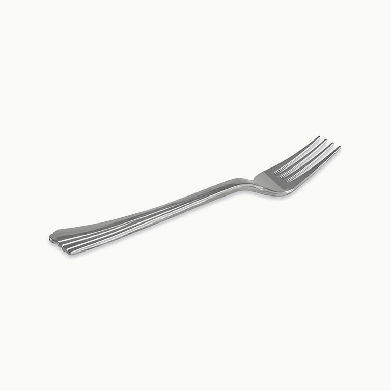 Tenedor Plata Metalizado / PACK 10UNDS