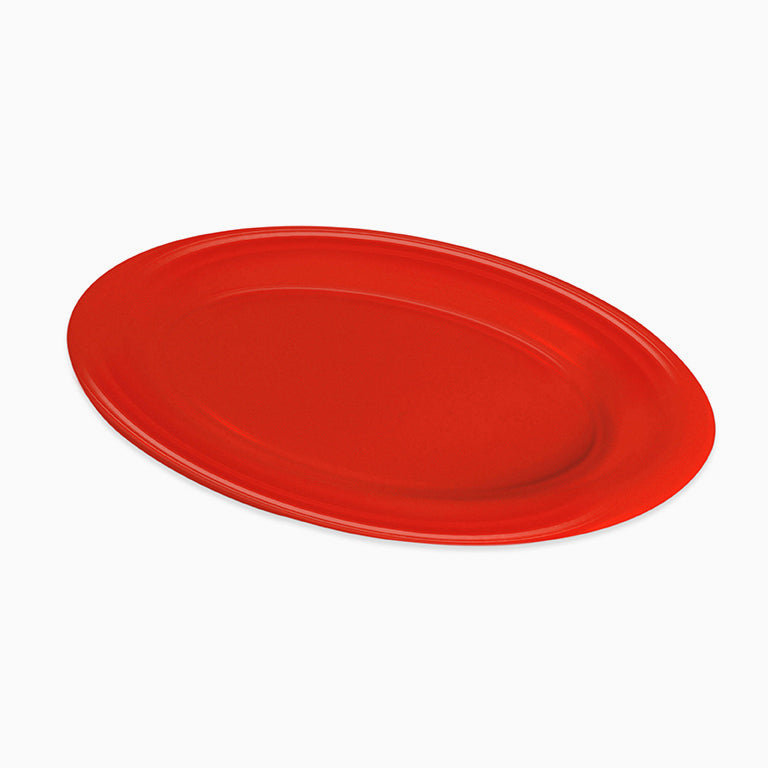 Bandeja Extragrande Ovalada 48 x 36 cm Rojo