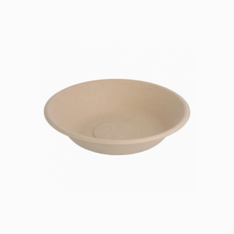 Plato Caña de Azúcar Hondo Redondo Ø 16 cm Crema