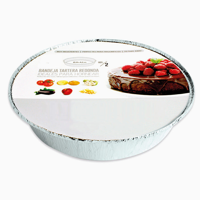 Bandeja Aluminio Tapa Redonda 23 x 4,2 cm