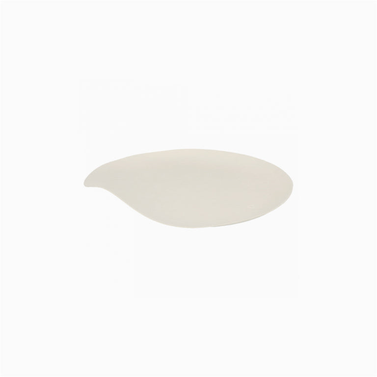 Plato Caña de Azúcar Llano Redondo Ø16,5 cm Crema