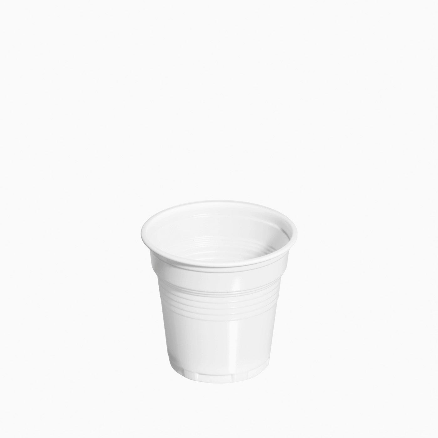 Vaso Irrompible Plástico PP Blanco 80cc 50 uds