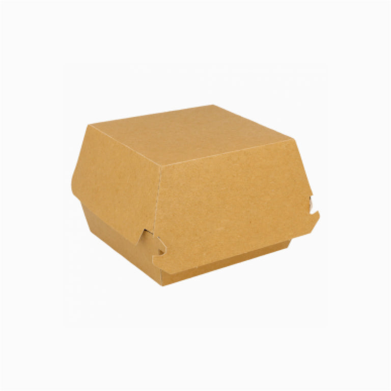 Caja Hamburguesa Pequeña Cartón 14 x 12,5 x 5,5 cm