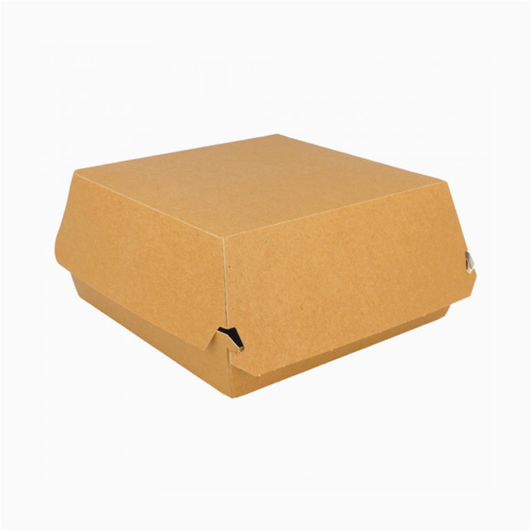 Caja Hamburguesa Grande Cartón 17,5 x 18 x 7,5 cm