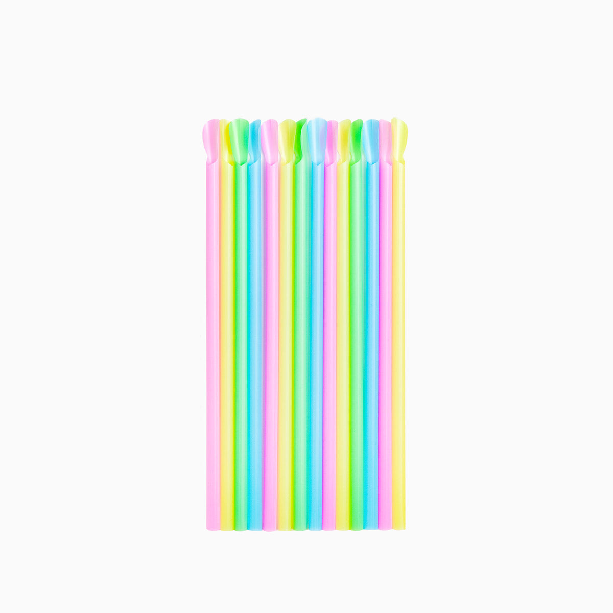 Pajitas PLA Cuchara 20 cm Multicolor Pack 25 Uds