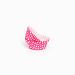 Molde Bombón Redondo Papel Vichy Ø 2.2 x 2 cm Rosa (90 uds)