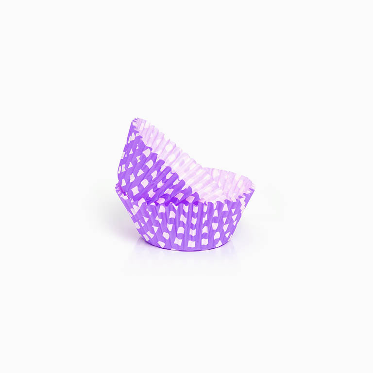 Molde Magdalena Redondo Ø 4,4 x 2,8 cm Morado con Lunares