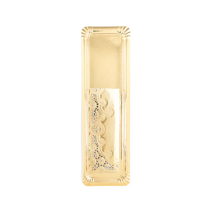 Bandeja Blonda Rectangular Brazo 10 x 36 cm Oro