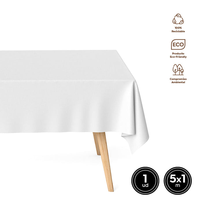 Rollo Papel Mantel Basic Blanco