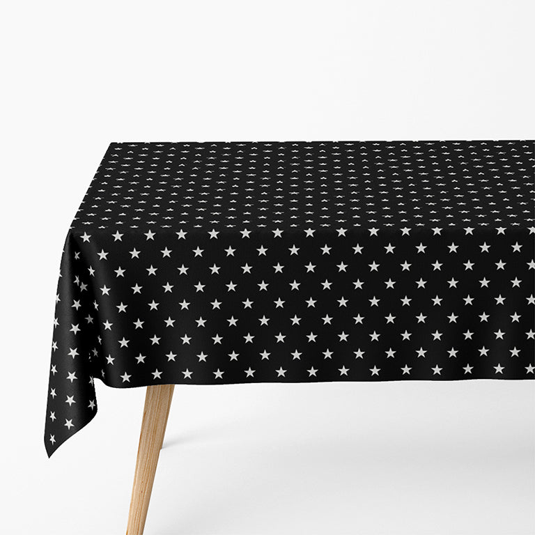 Rollo Mantel Estrellas 1,20 x 1,80 m Negro
