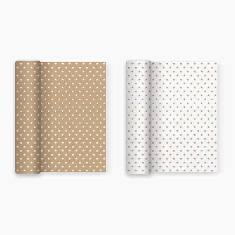 Rollo Mantel Estrellas Crema