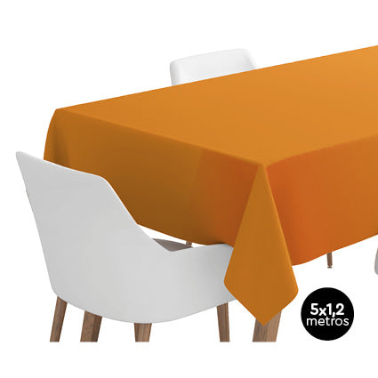 Rollo Mantel Impermeable 1,20 x 5 m Naranja