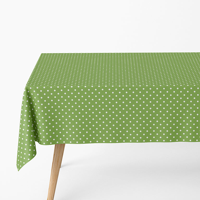 Rollo Mantel Lunares 1,20 x 5 m Verde Lima