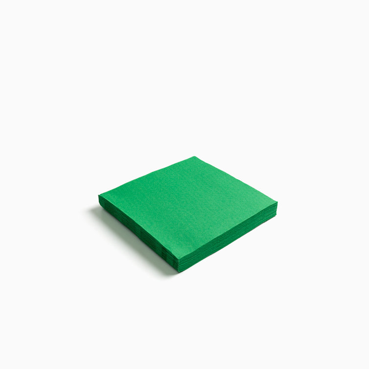 Servilleta Postre Papel Punta Punta 25 x 25 cm Verde 50 uds