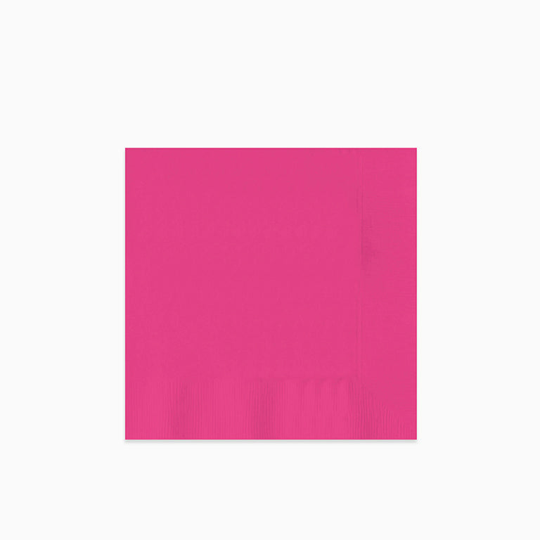 Servilleta Postre Papel Punta Punta 25 x 25 cm Fucsia 50 uds