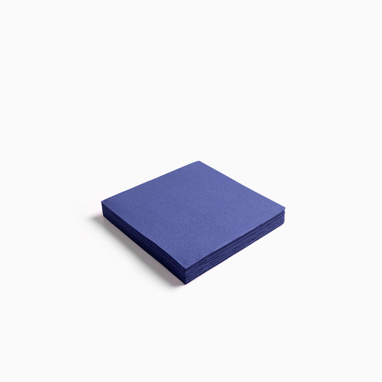 Servilleta Postre Papel Punta Punta 25 x 25 cm Azul Marino 1000 Uds