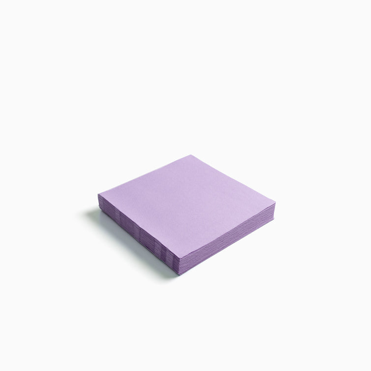 Servilleta Postre Papel Punta Punta 25 x 25 cm Lavanda 50 uds