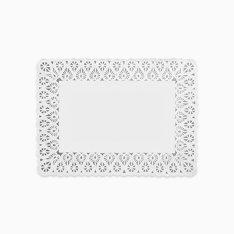 Blonda Papel Rectangular 18 x 25 cm Blanco