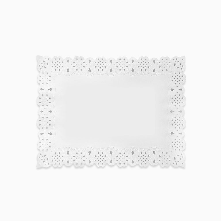 Blonda Papel Rectangular 26 x 37 cm Blanco