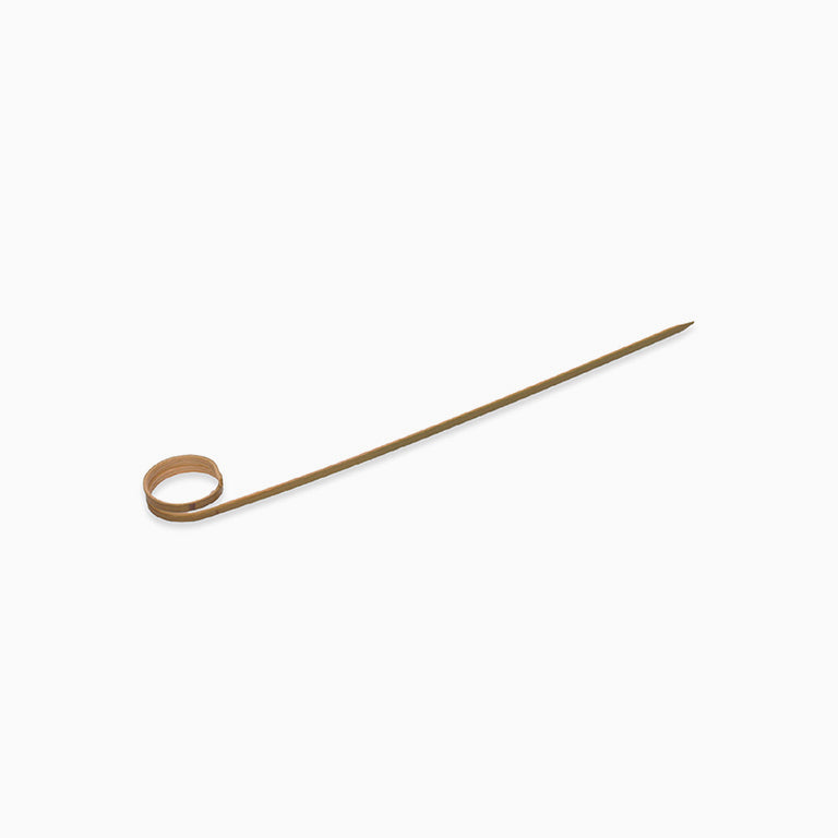 Pincho Bambú Asa Rizada 18 cm