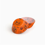 Molde Magdalena Redondo Papel Halloween Ø 4.4 x 2.8 cm Calabaza Naranja (60 uds)