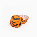 Molde Magdalena Redondo Papel Halloween Ø 4.4 x 2.8 cm Murciélagos(60 uds)