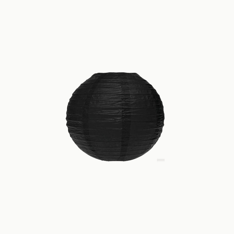 Lámpara Esfera Papel Mini Negro