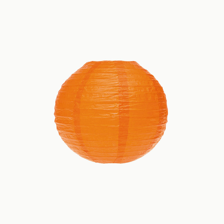 Lámpara Esfera Papel Pequeña Naranja