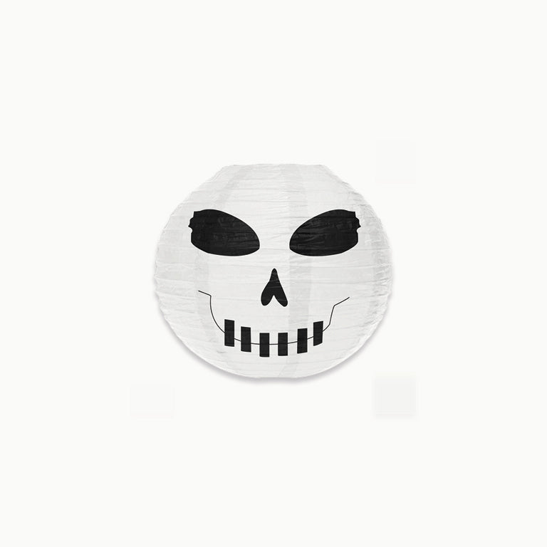 Lámpara Papel Halloween Calavera Grande