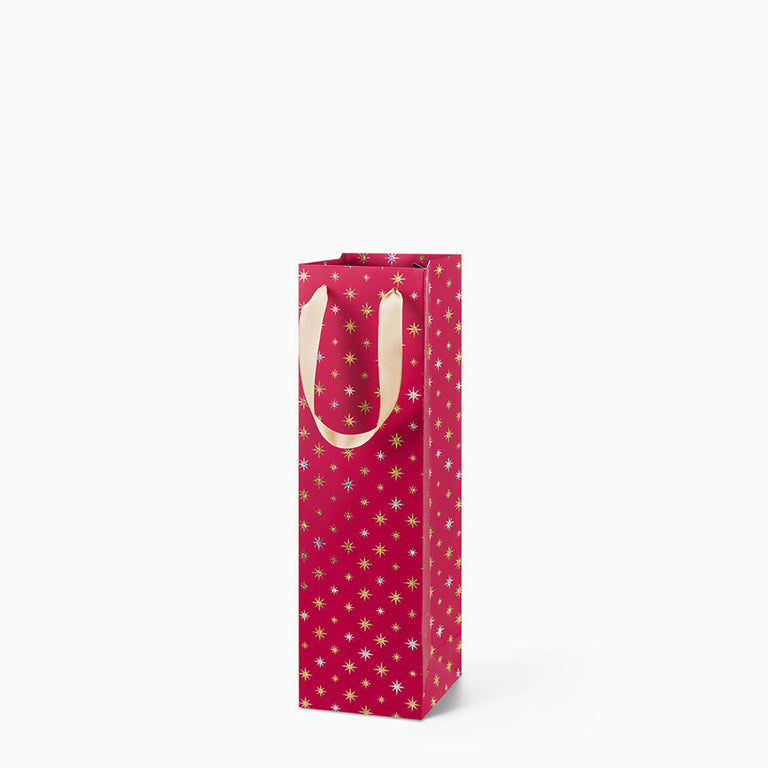 Bolsa Regalo Navidad Botella Estrella