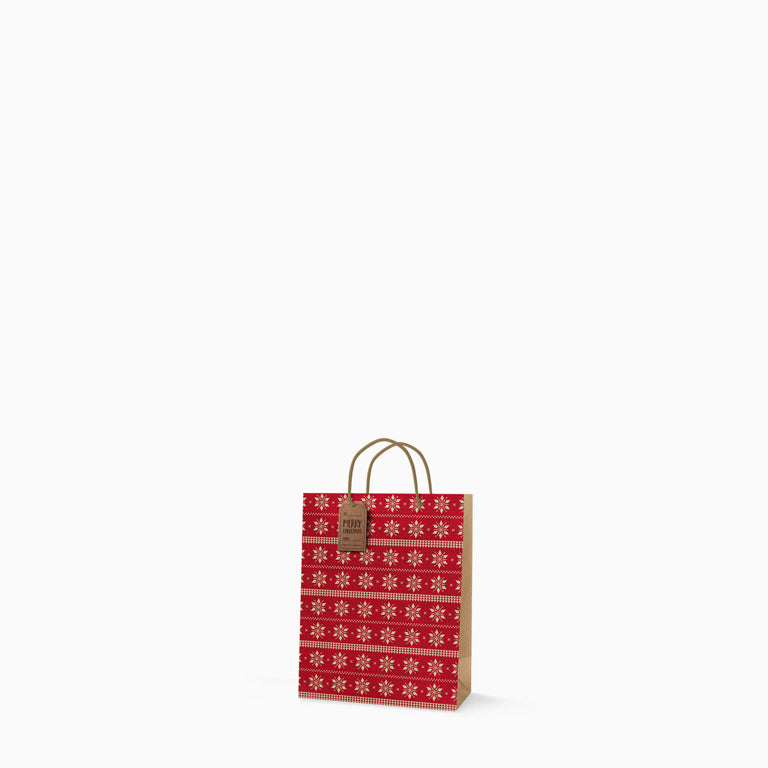 Bolsa Regalo Navidad Mini Copo de Nieve