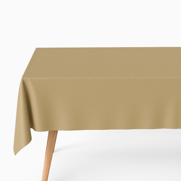 Mantel Impermeable Plegado Metalizado Oro