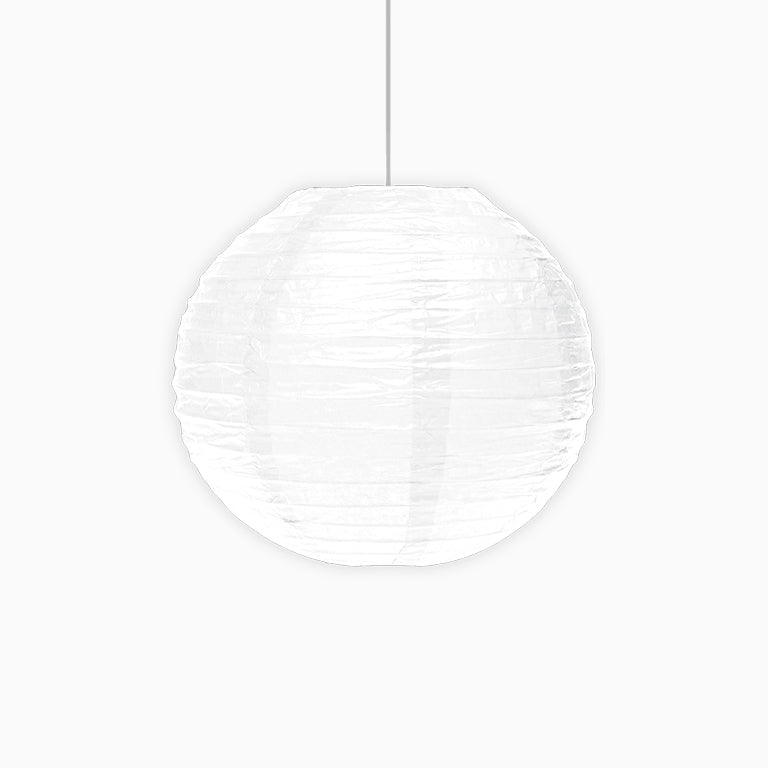 Lámpara Esfera Papel Pequeña Blanco