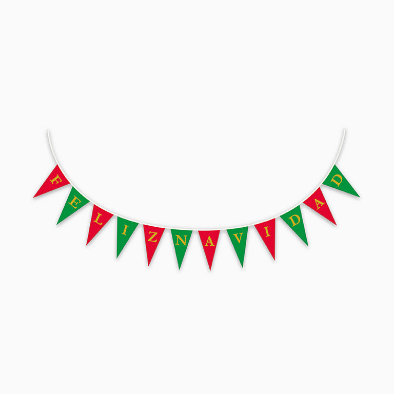 Guirnalda Banderines Merry Christmas