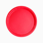 Plato Llano Redondo Cartón Ø 20.5 cm Rojo (520 uds)