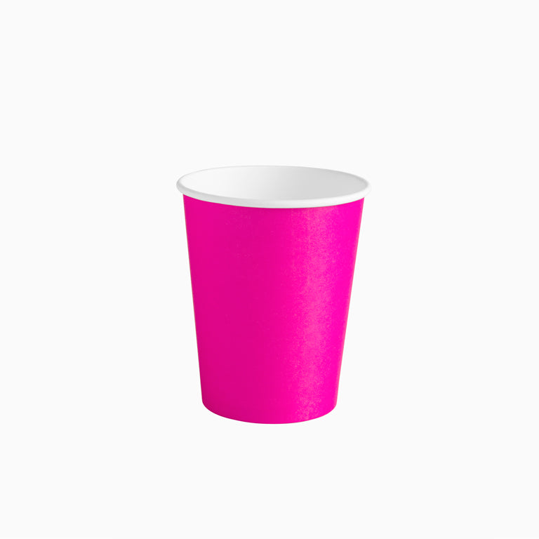 Vaso Cartón 270cc Rosa