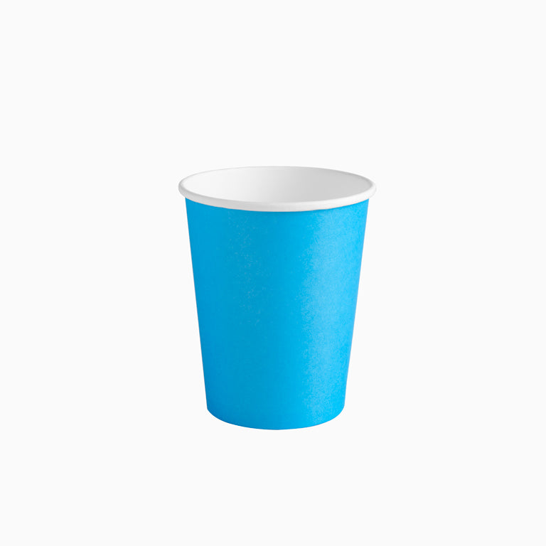 Vaso Cartón 270cc Azul 10 uds