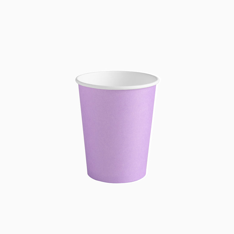 Vaso Cartón 270cc Lavanda 10 uds