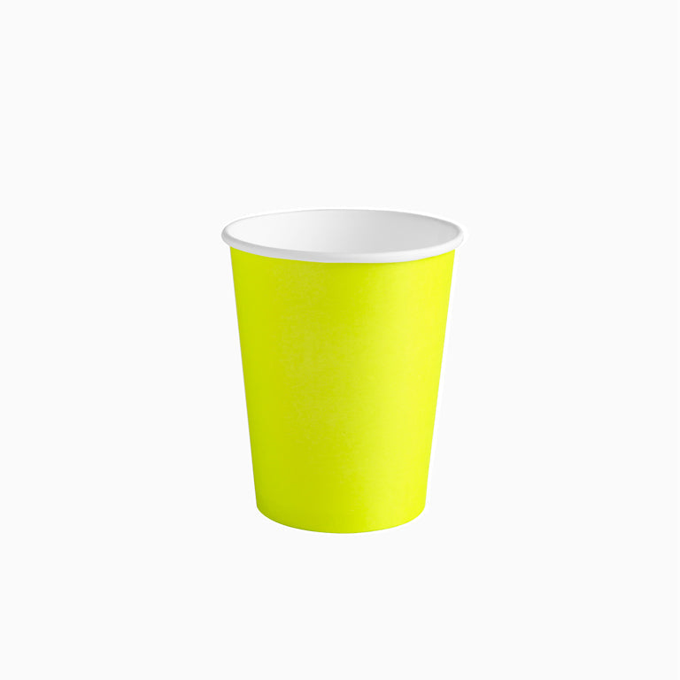 Vaso Cartón 270cc Verde Lima 10 uds